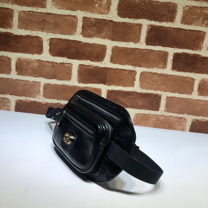 Gucci Leather Belt Bag Black 575857