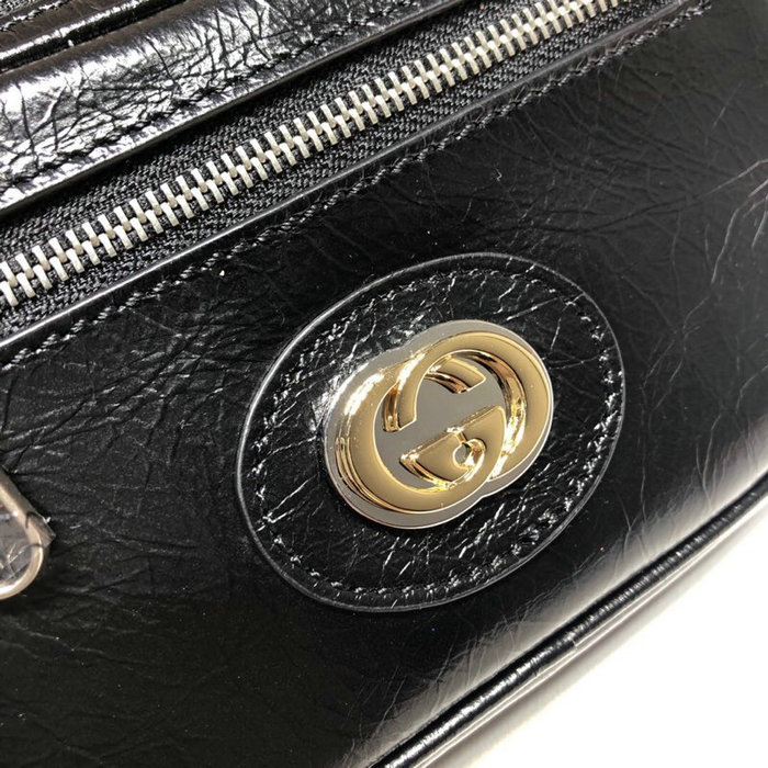 Gucci Leather Belt Bag Black 575857