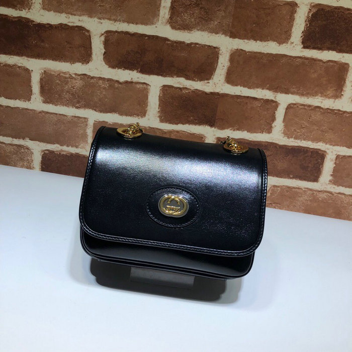 Gucci Leather Mini Shoulder Bag Black 576423