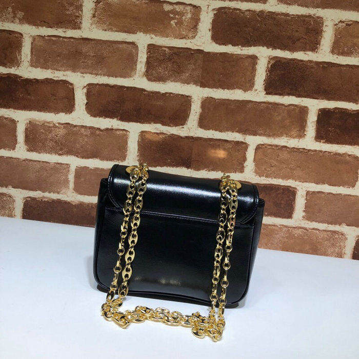 Gucci Leather Mini Shoulder Bag Black 576423