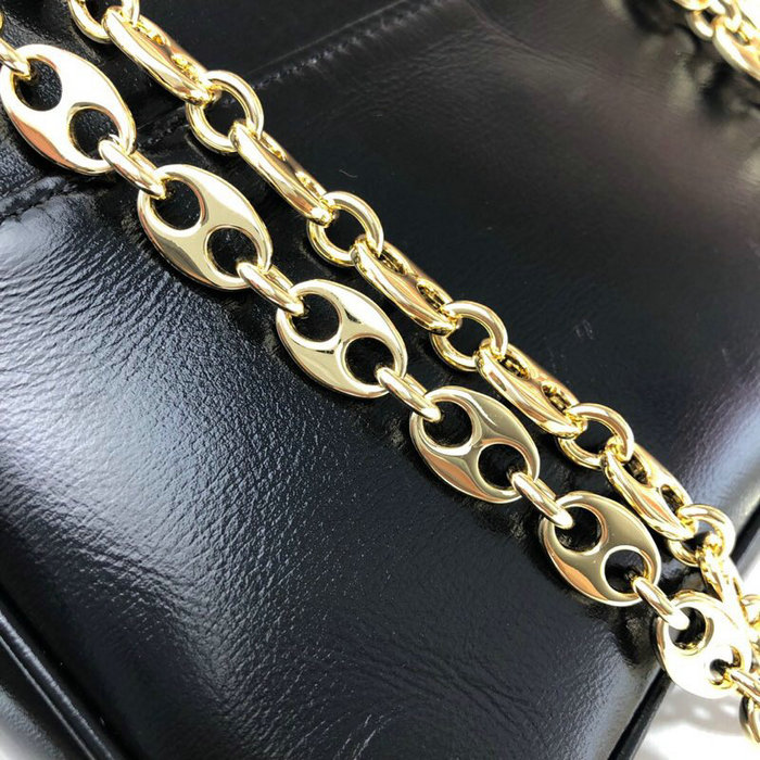 Gucci Leather Mini Shoulder Bag Black 576423