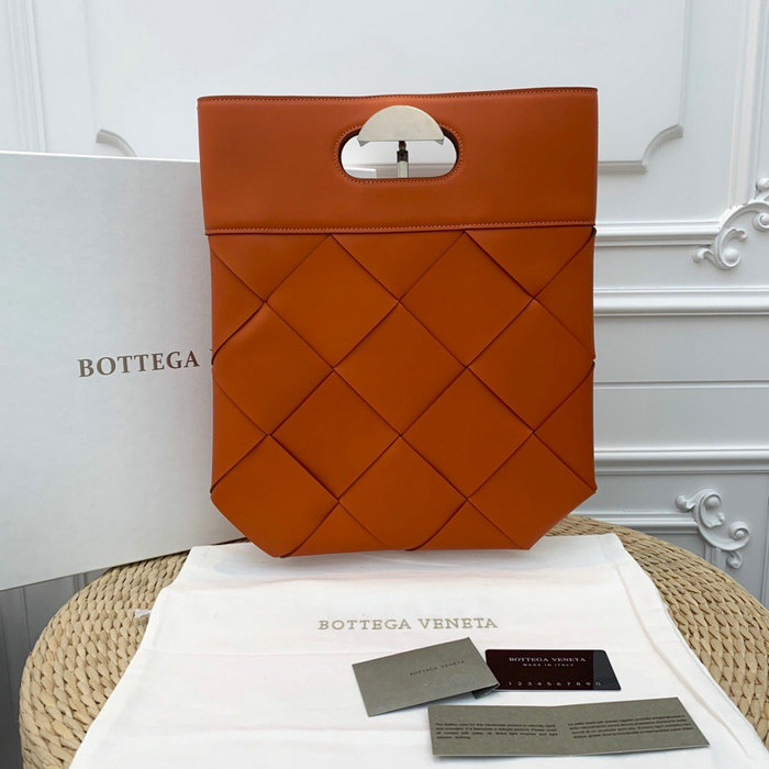 Bottega Veneta Small Slip Tote in Orange French Calf 574153