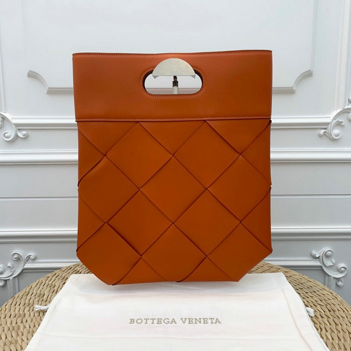 Bottega Veneta Small Slip Tote in Orange French Calf 574153