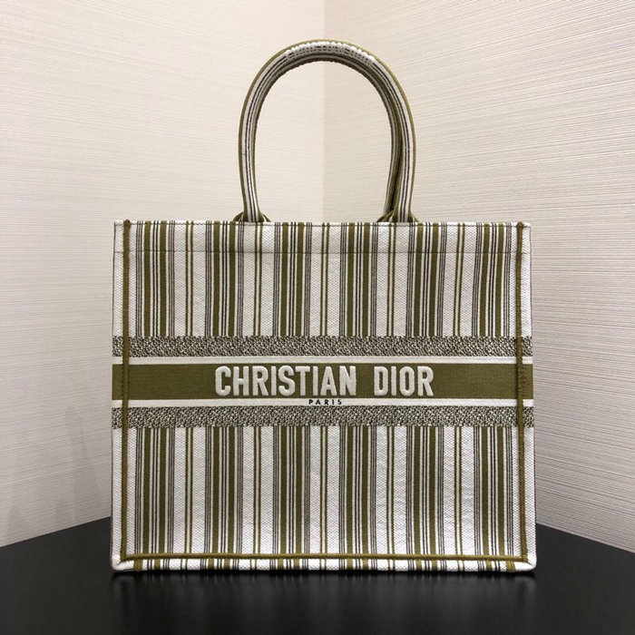 Dior Oblique Book Tote Green D10041