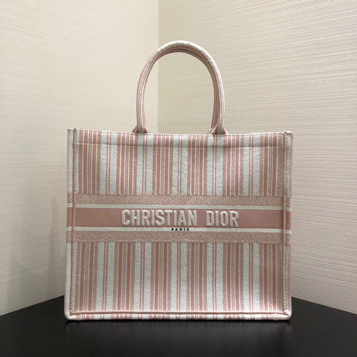 Dior Oblique Book Tote Pink D10041