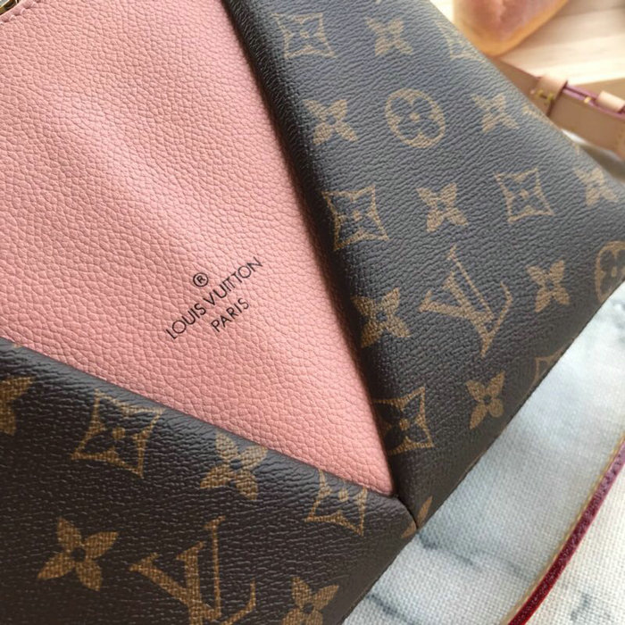 Louis Vuitton Monogram Canvas V Tote BB Pink M43976