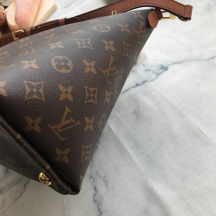 Louis Vuitton Monogram Canvas V Tote MM Black M43948