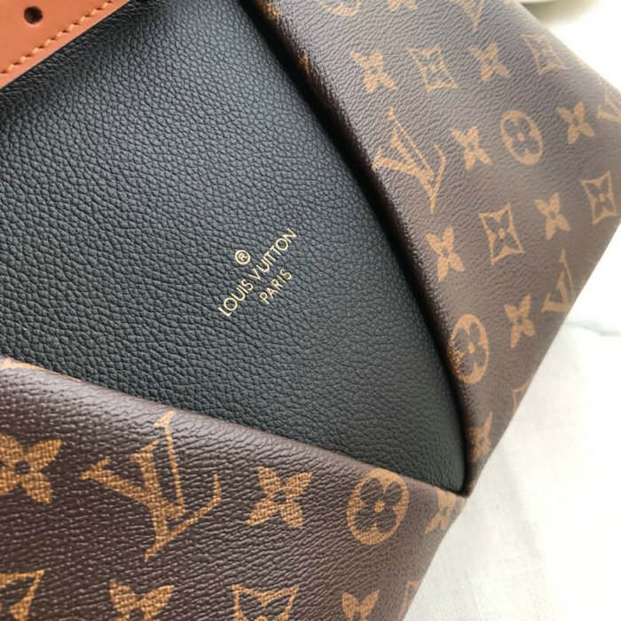 Louis Vuitton Monogram Canvas V Tote MM Black M43948