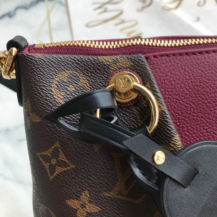 Louis Vuitton Monogram Canvas V Tote MM Bordeaux M43948