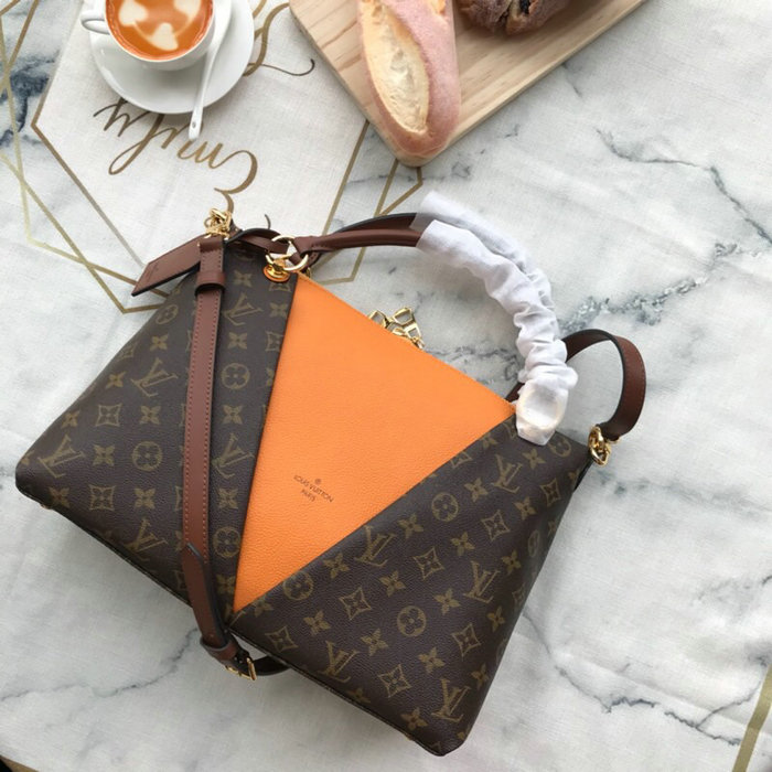 Louis Vuitton Monogram Canvas V Tote MM Safran M43948