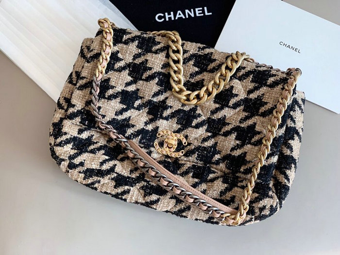 Chanel 19 Maxi Flap Bag Beige AS1162