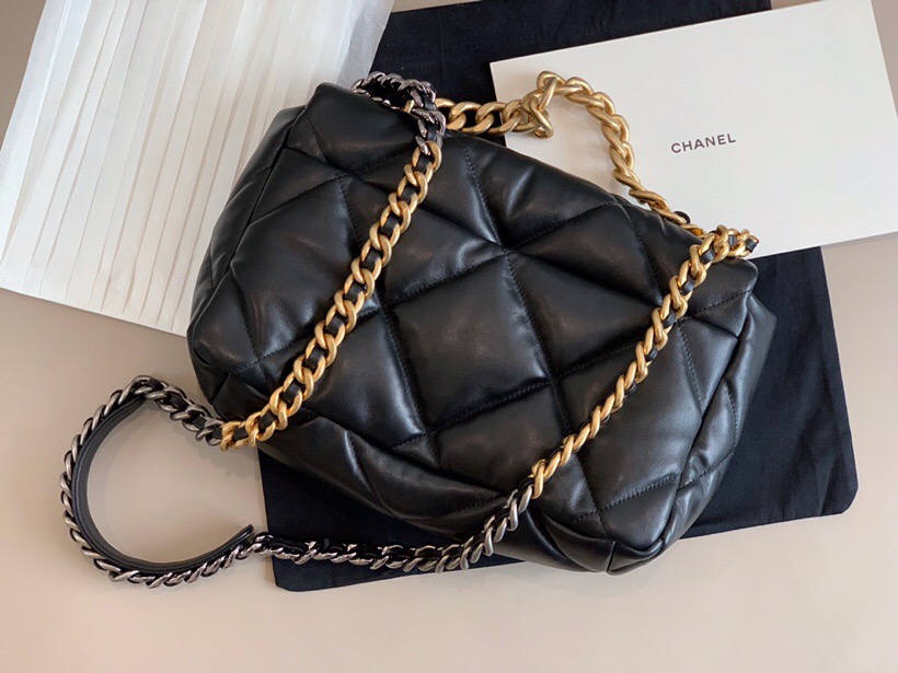 Chanel Goatskin Medium Flap Bag Black A24102