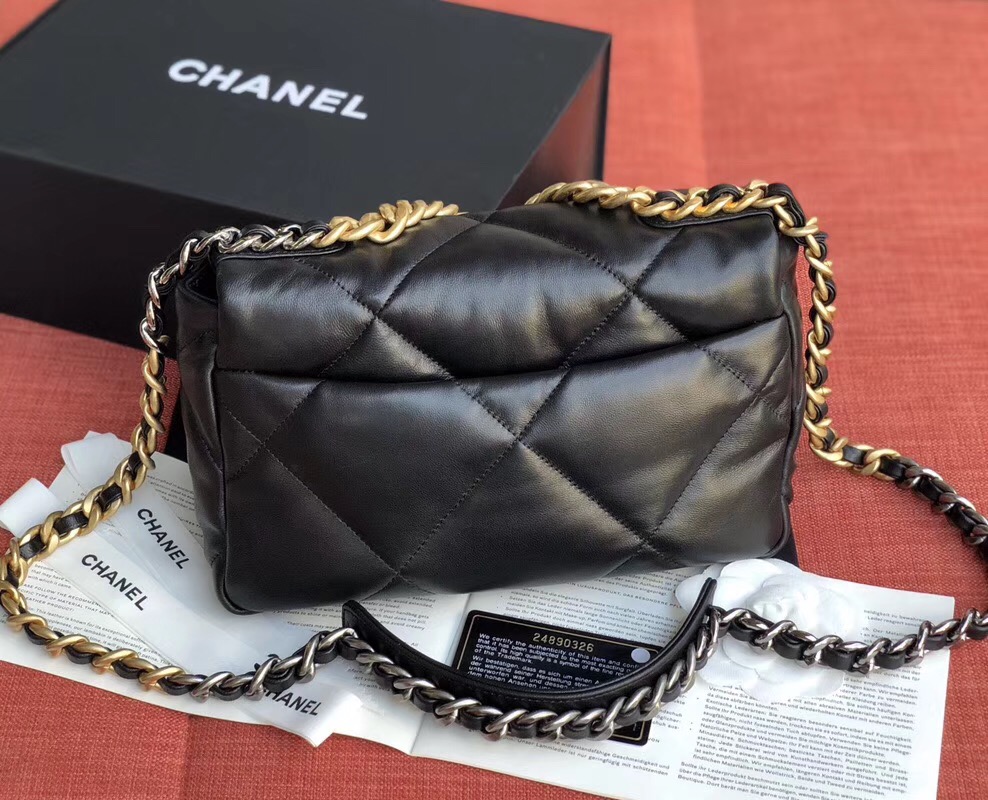 Chanel Goatskin Small Flap Bag Black A24101