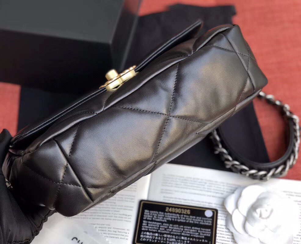 Chanel Goatskin Small Flap Bag Black A24101