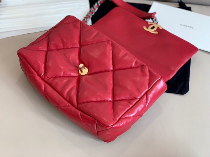 Chanel Goatskin Small Flap Bag Dark Red A24101