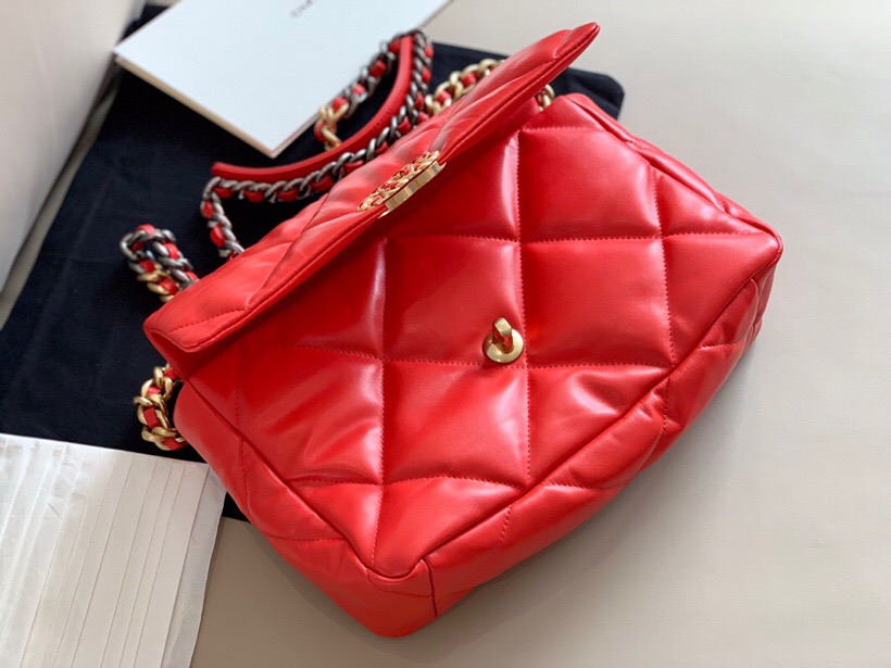 Chanel Goatskin Small Flap Bag Red A24101