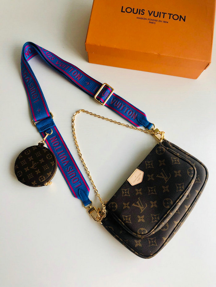 Louis Vuitton Multi Pochette Accessoires Blue M44823