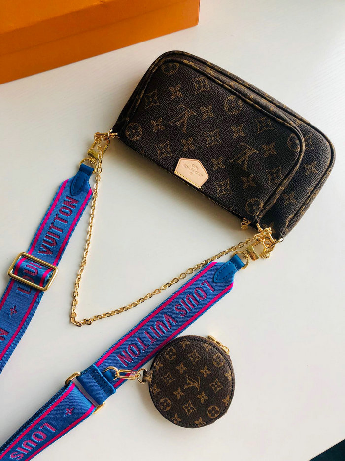 Louis Vuitton Multi Pochette Accessoires Blue M44823