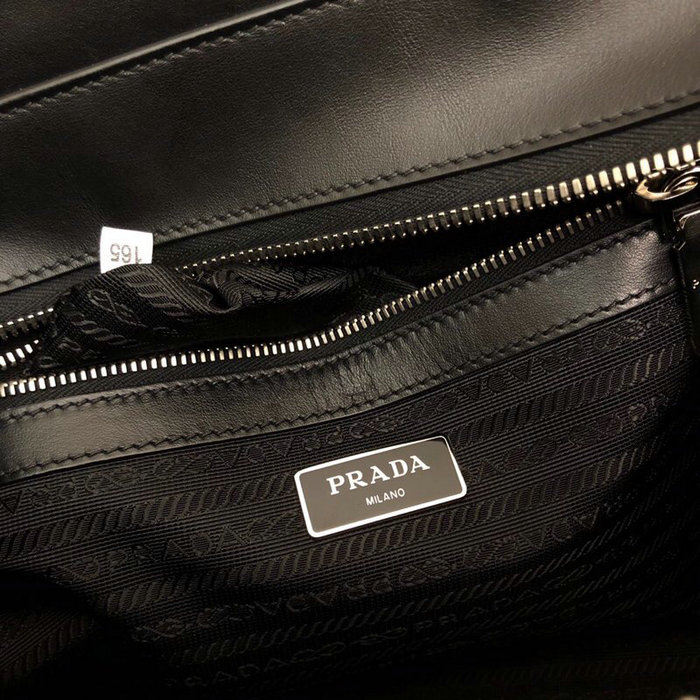 Prada Saffiano Leather Tote Bag Black 1BG288