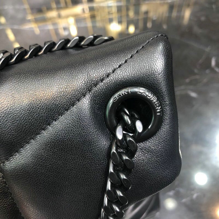 Saint Laurent Loulou Puffer Small Bag Black with Black hardware 577476