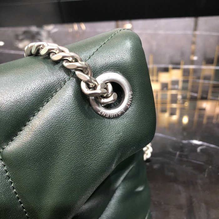 Saint Laurent Loulou Puffer Small Bag Green 577476