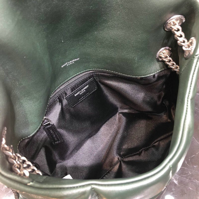 Saint Laurent Loulou Puffer Small Bag Green 577476