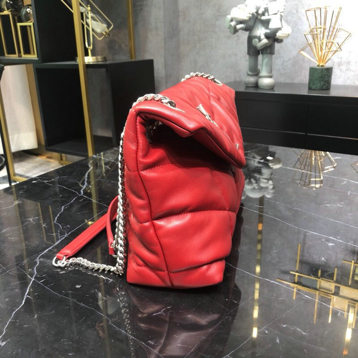 Saint Laurent Loulou Puffer Small Bag Red 577476