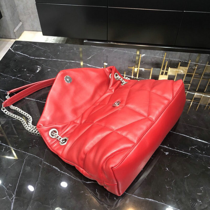 Saint Laurent Loulou Puffer Small Bag Red 577476