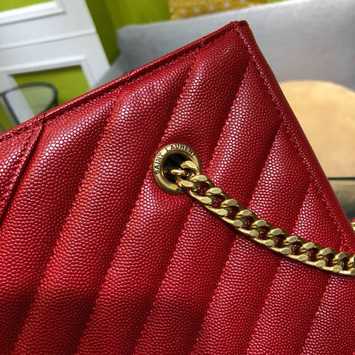 Saint Laurent Tribeca Small Shopping Bag Red 568865