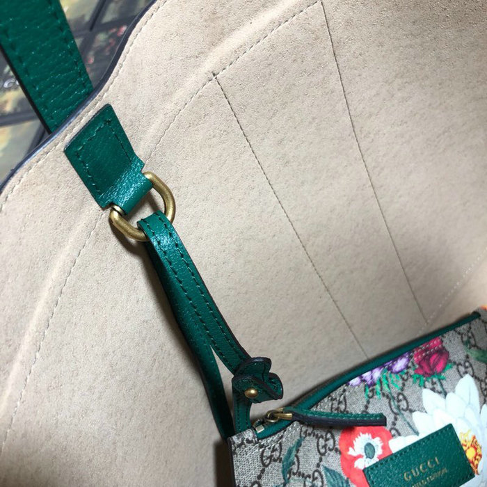 Gucci Ophidia GG Flora Medium Tote Green 547947