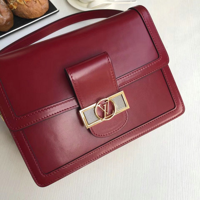 Louis Vuitton Dauphine MM Burgundy M55835