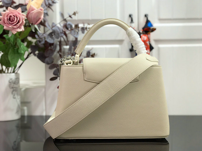 Louis Vuitton Taurillon Leather White M94586