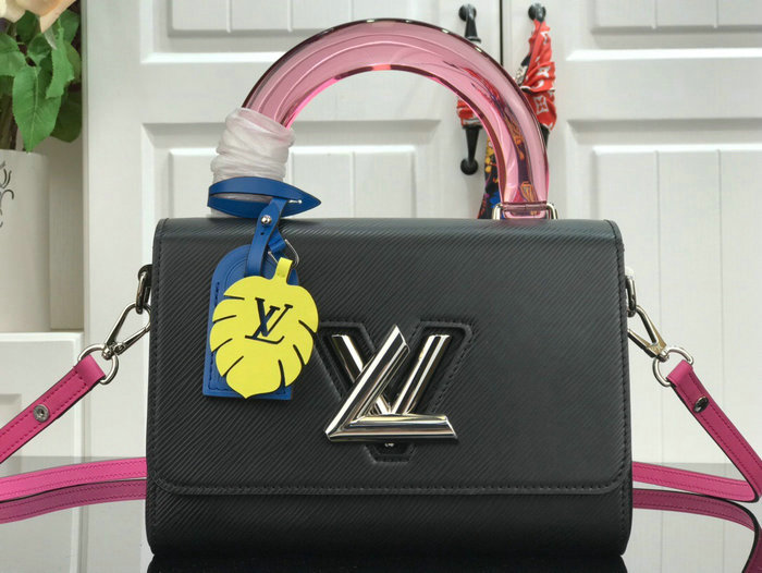 Louis Vuitton Epi Leather Twist MM Black M50282