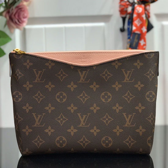 Louis Vuitton Monogram Canvas Pallas Beauty Case Pink M64123