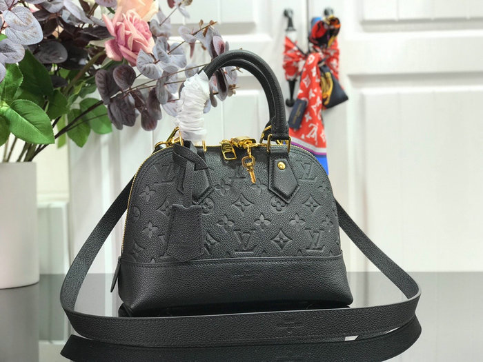 Louis Vuitton Monogram Empreinte Neo Alma BB Black M44829