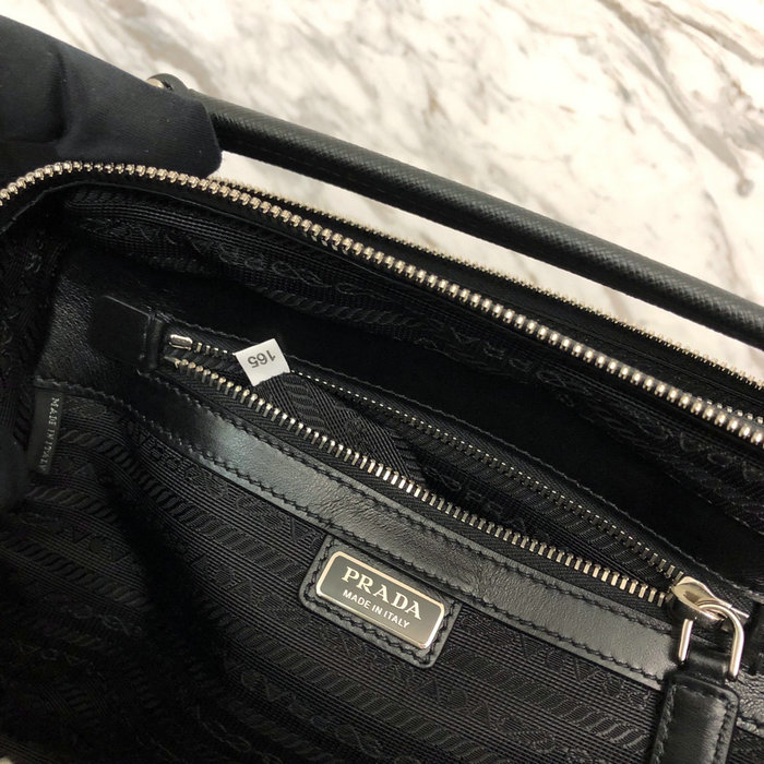 Prada Brique Saffiano Leather Bag Black 2VH069