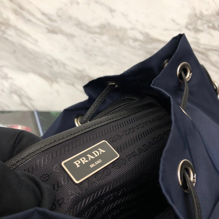 Prada Nylon Backpack Blue 1BZ063