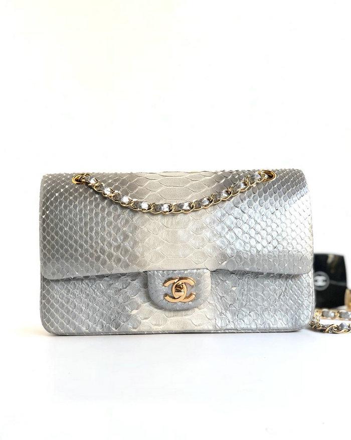 Chanel Snake Leather Shoulder Bag CF03113