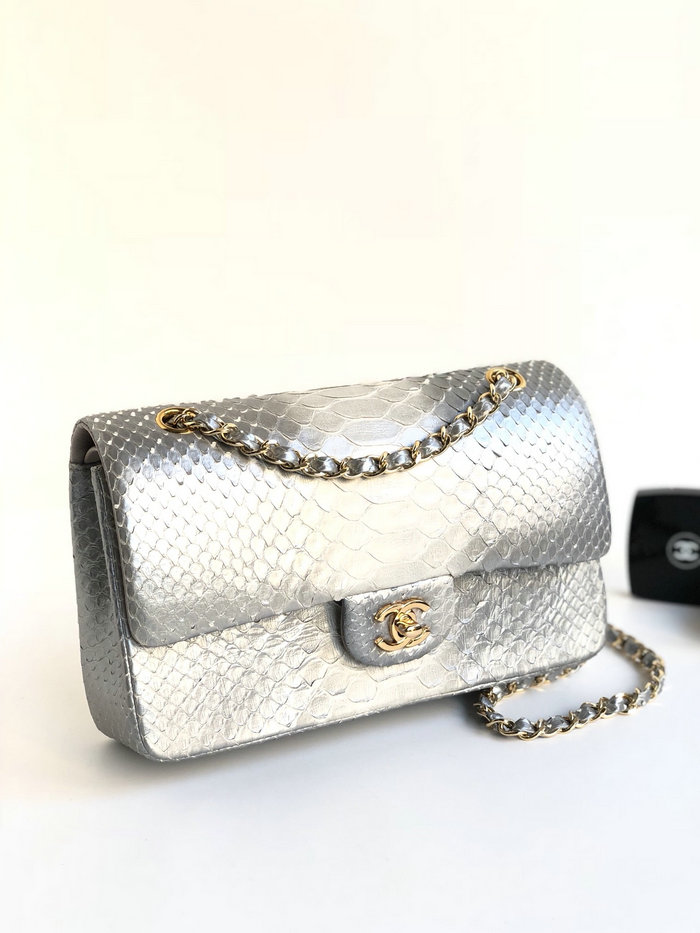 Chanel Snake Leather Shoulder Bag CF03113