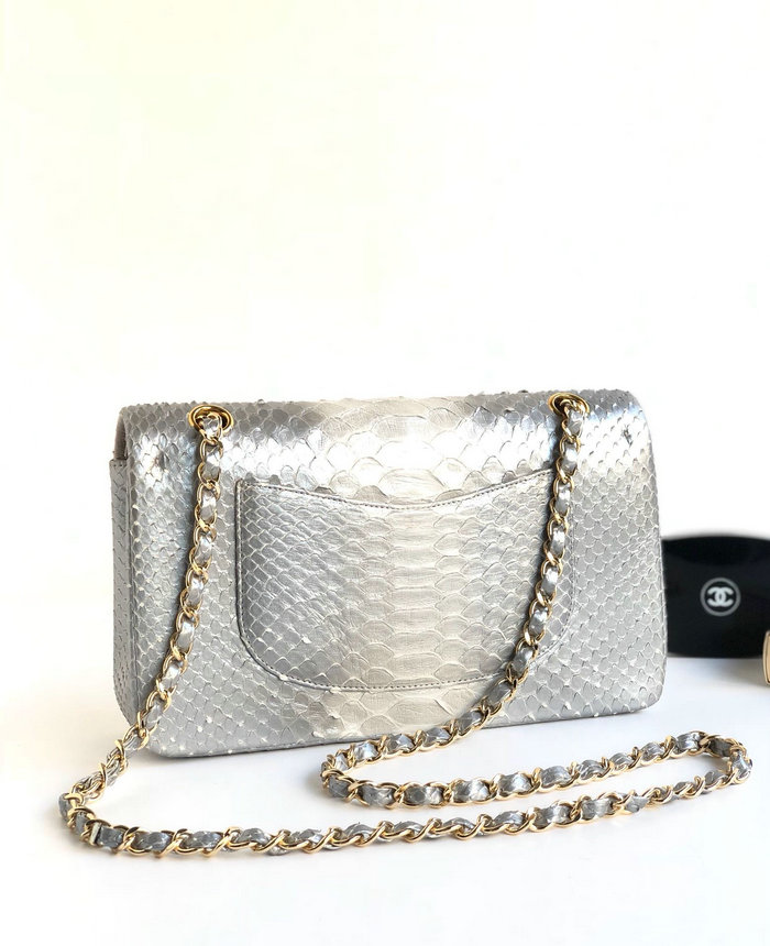 Chanel Snake Leather Shoulder Bag CF03113