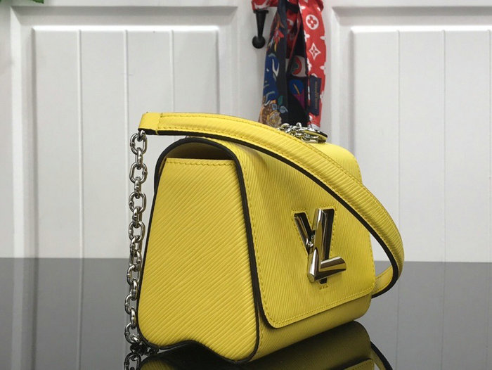 Louis Vuitton Epi Leather Twist Mini Yellow M56117