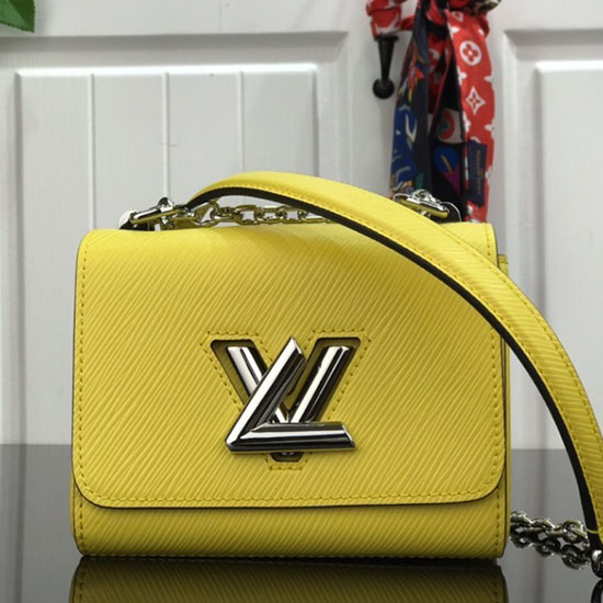 Louis Vuitton Epi Leather Twist Mini Yellow M56117