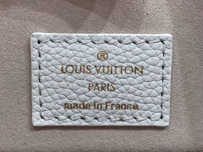 Louis Vuitton Soft Calfskin Lockme Tote PM White M55845