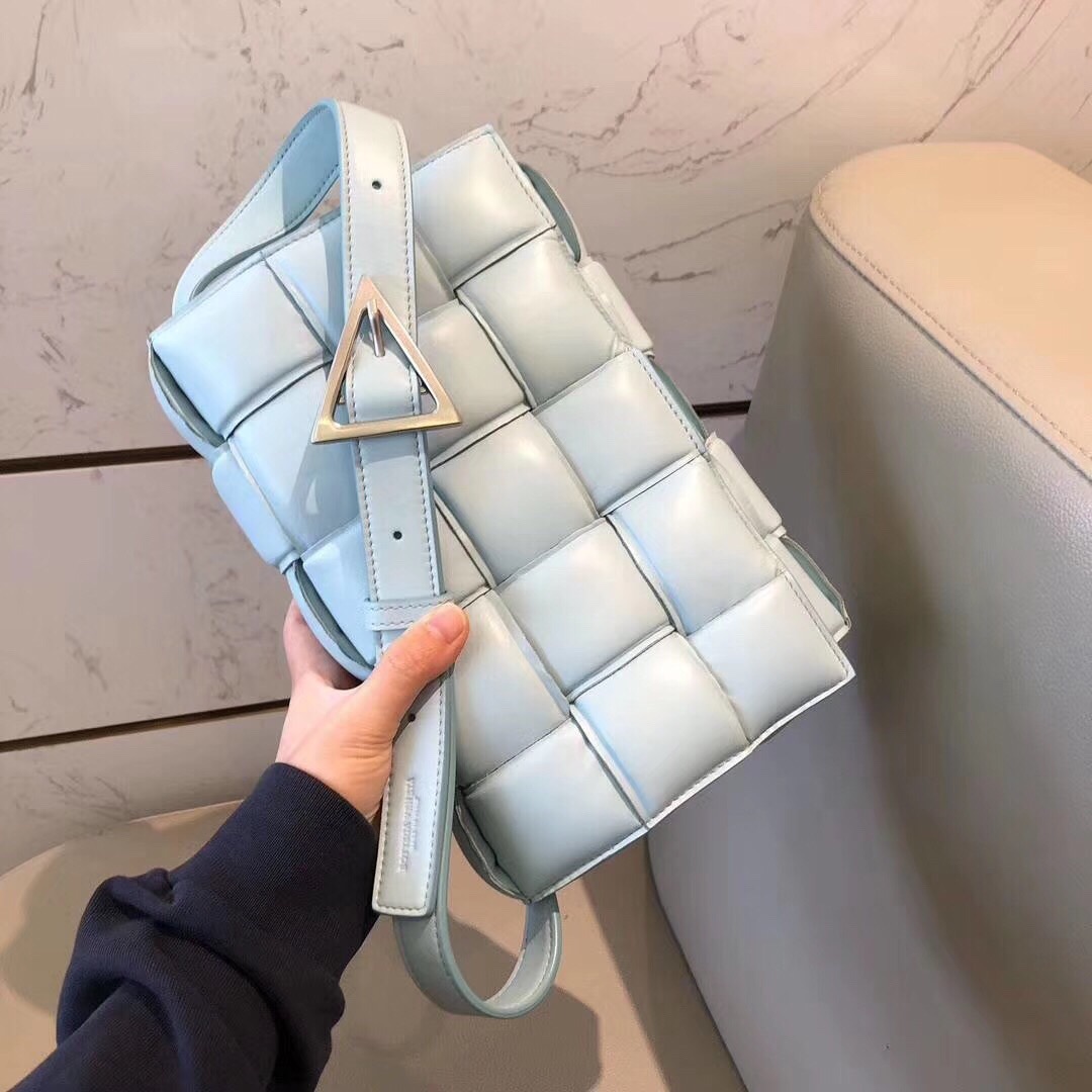 Bottega Veneta Padded Cassette Bag Skyblue 591970