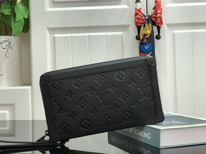 Louis Vuitton Calfskin Soft Trunk Clutch M68986