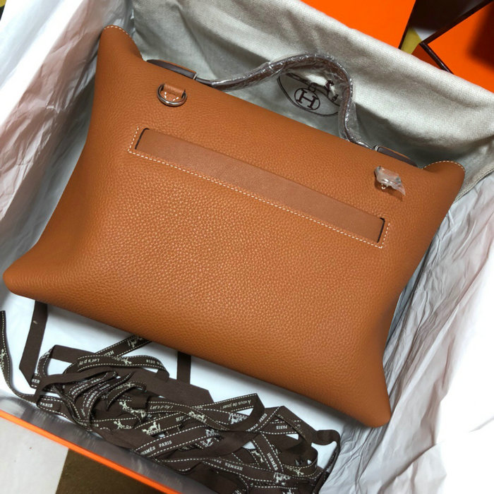 Hermes Kelly 24/24 Togo Leather Bag Brown H06131