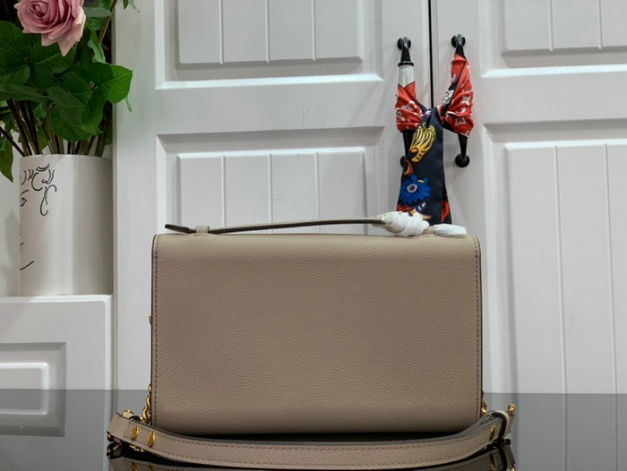 Louis Vuitton Lockme Clutch Beige M56088