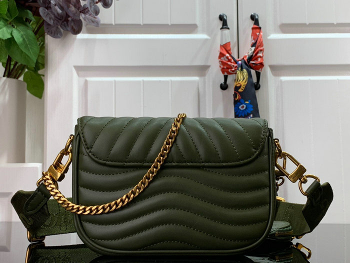 Louis Vuitton New Wave Multi Pochette Green M56468