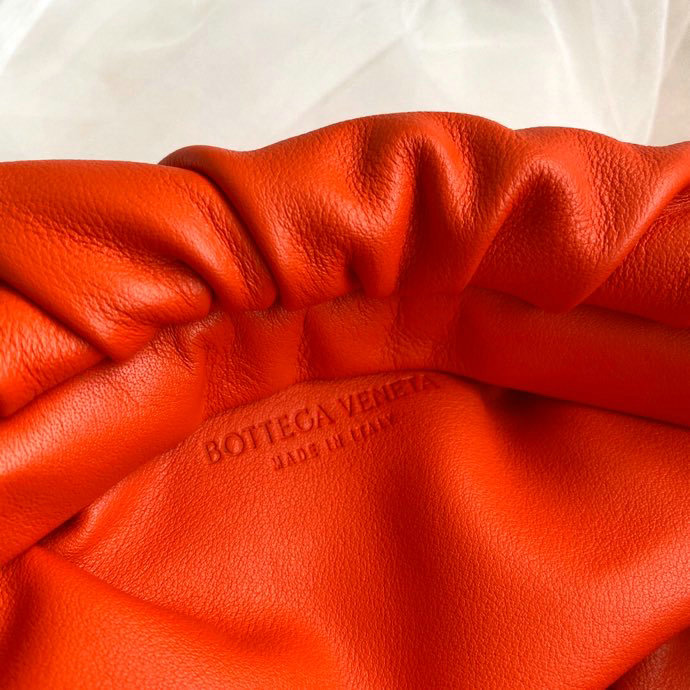 Bottega Veneta Calfskin The Chain Pouch Orange B620230