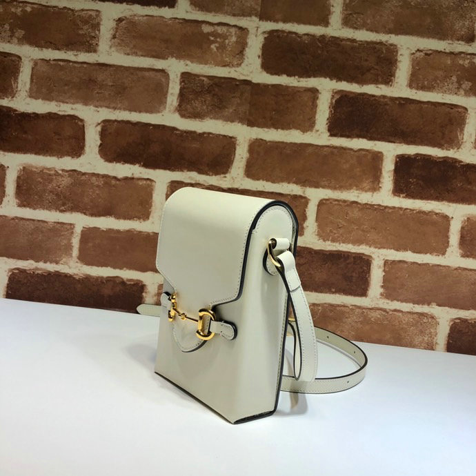 Gucci Horsebit 1955 Mini Bag White 625615